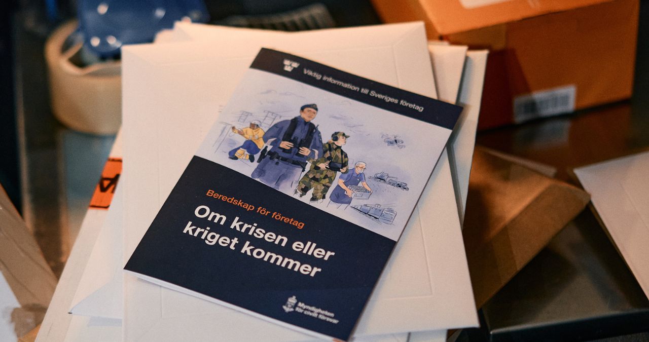 broschyr om krisen eller kriget kommer
